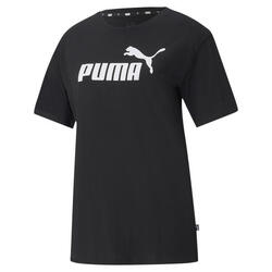 Camiseta Essentials Logo Boyfriend Mujer PUMA Black