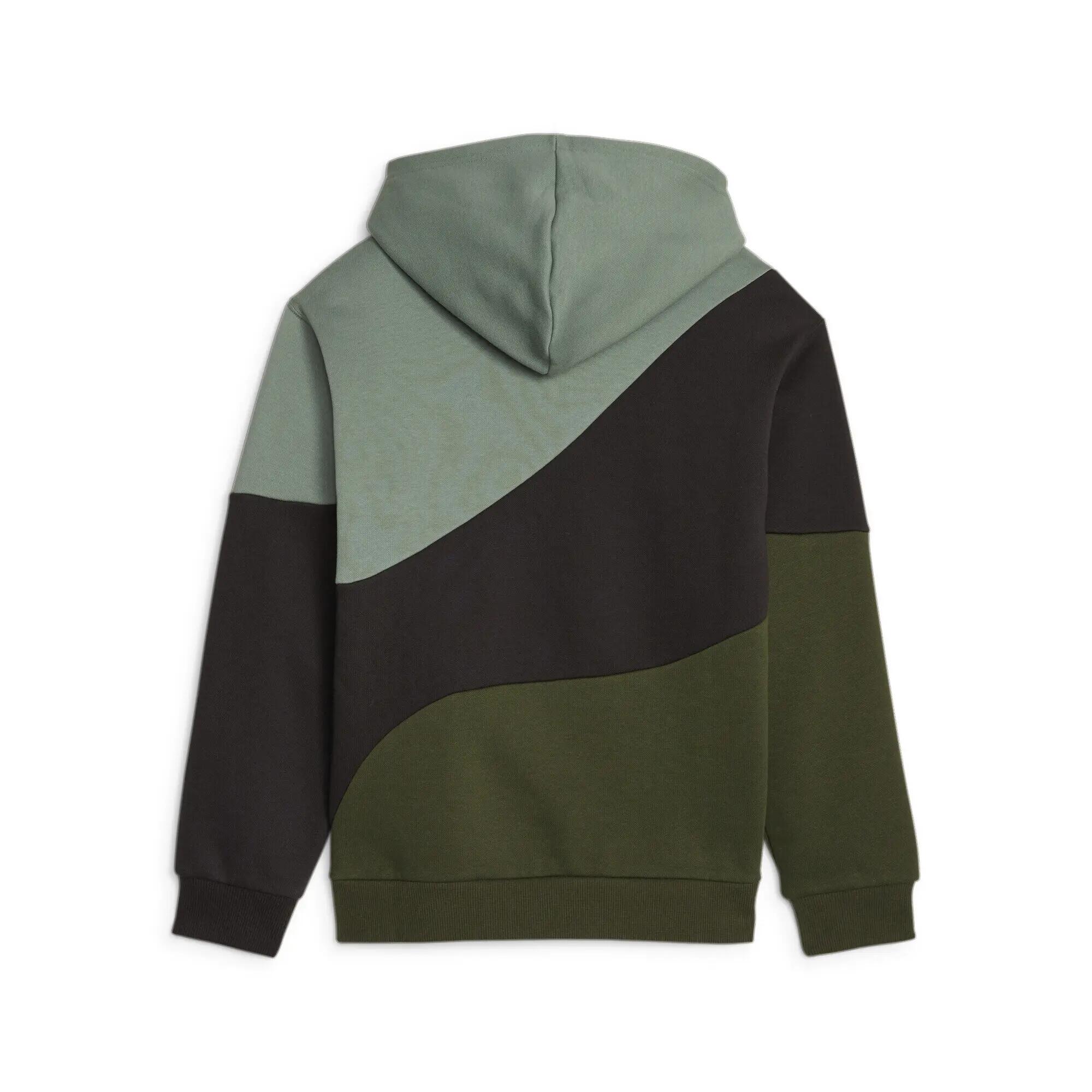 POWER CAT Hoodie Jugendliche PUMA Myrtle Green 5/6