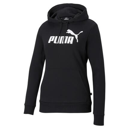 Essentials Logo Hoodie Damen PUMA Black