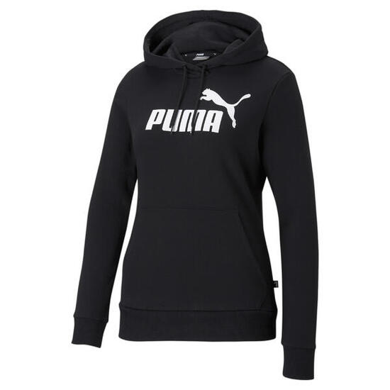Essentials Logo Hoodie Damen PUMA Black