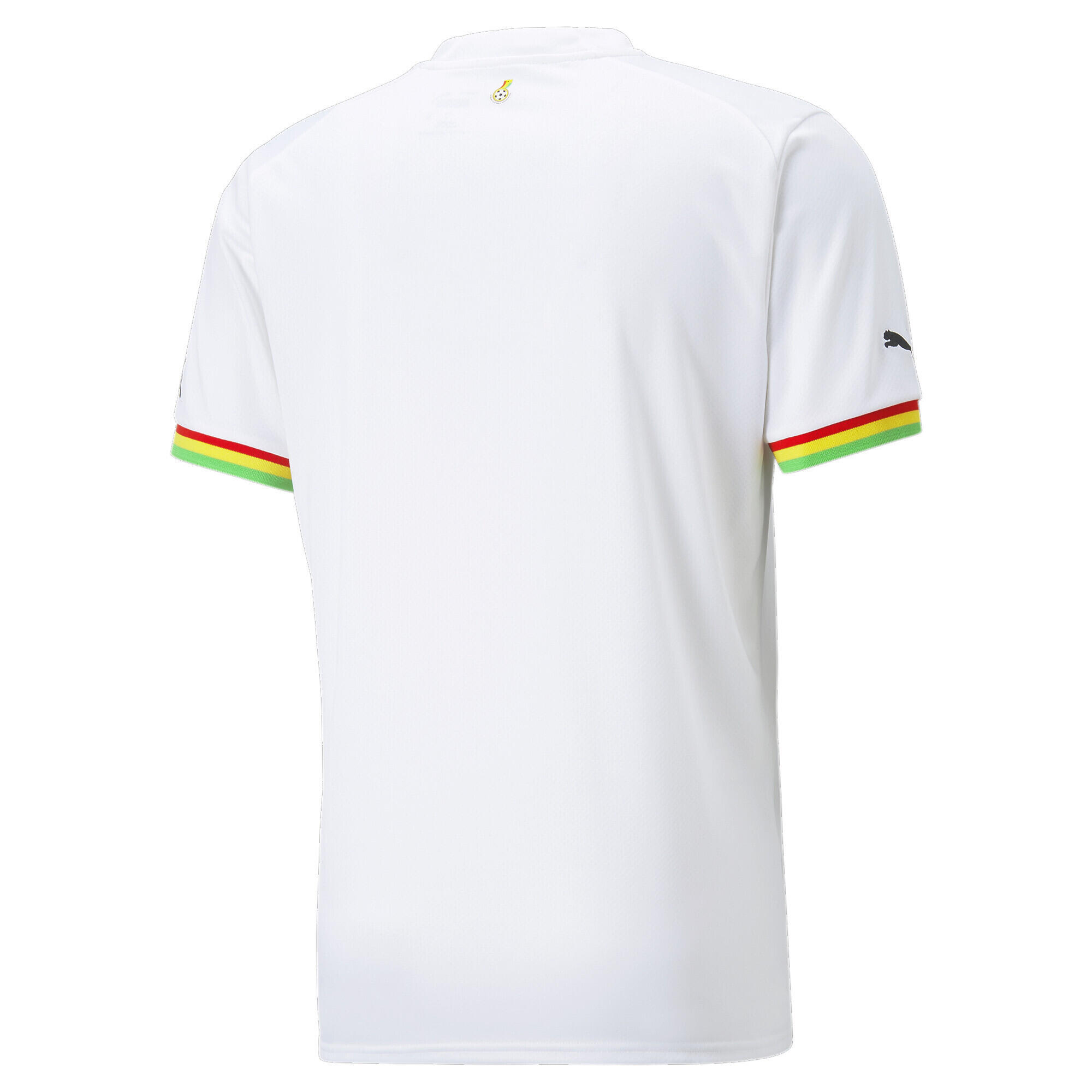 Męska replika koszulki domowej Ghany 22/23 PUMA White Black 6/7