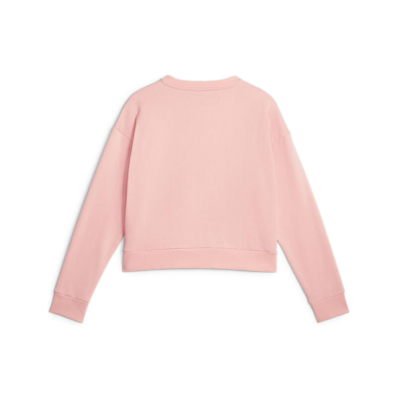 ESS+ Sweatshirt Damen PUMA Peach Smoothie Pink