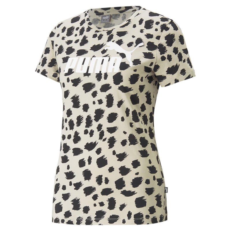 Camiseta Mujer Essentials+ Animal Printed PUMA Granola Beige