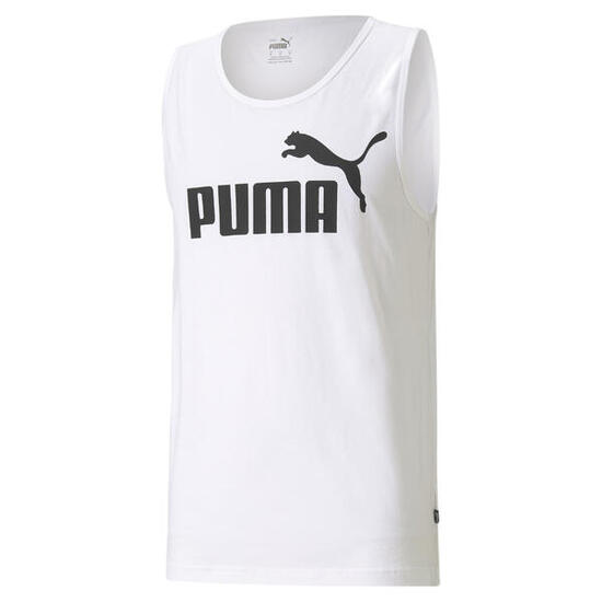 Camiseta sin mangas Essentials Hombre PUMA White