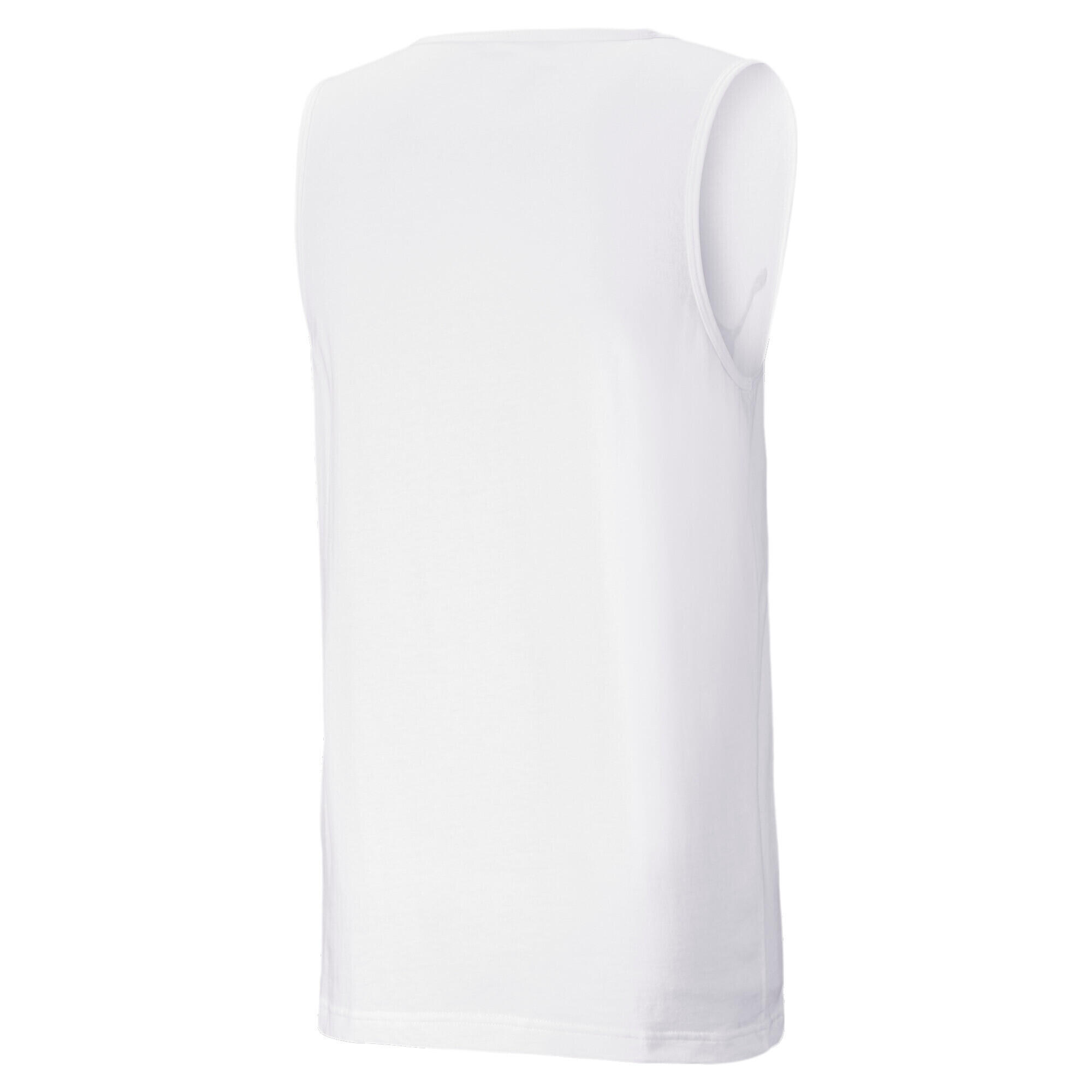 Tank top Essentials uomo PUMA White 5/5
