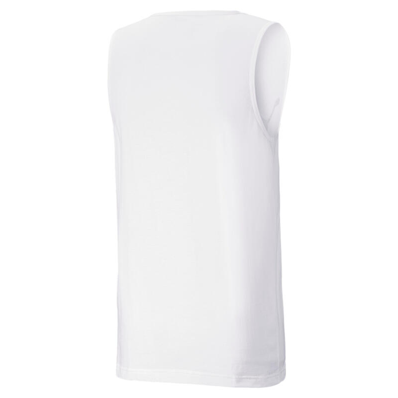 Camiseta sin mangas Essentials Hombre PUMA White