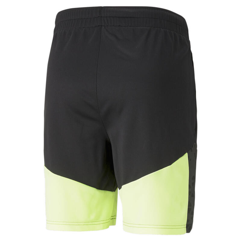 individualCUP voetbaltrainingsshort voor heren PUMA Black Fast Yellow