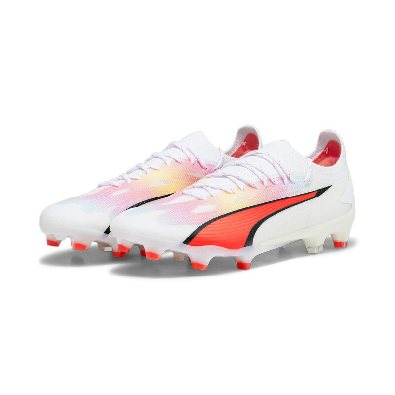 ULTRA ULTIMATE FG/AG Fußballschuhe Damen PUMA White Black Fire Orchid Red