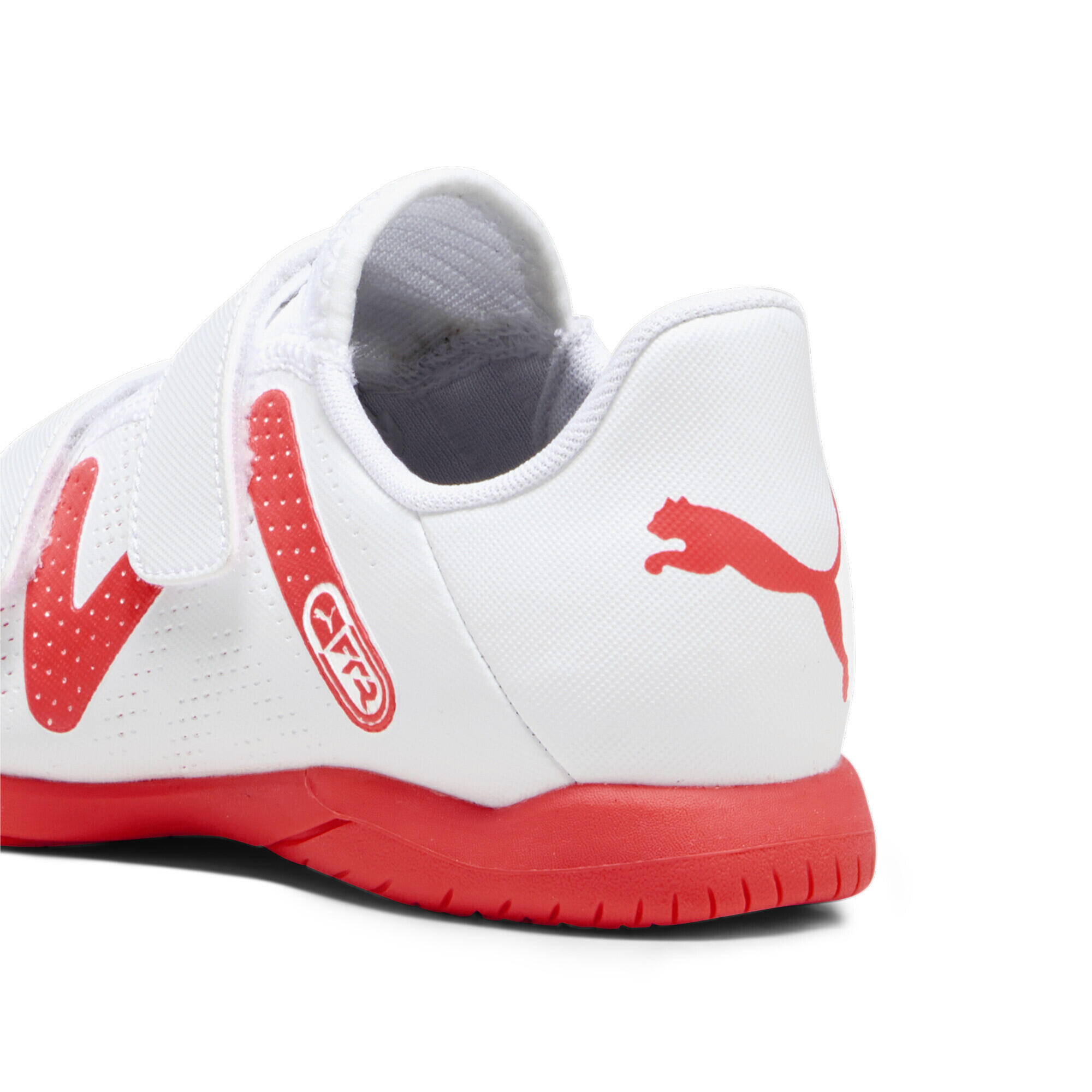 FUTURE PLAY IT voetbalschoenen voor jongeren PUMA White Fire Orchid Red 2/6