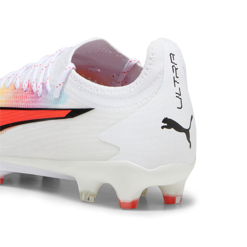 Scarpe da calcio ULTRA ULTIMATE FG/AG PUMA White Black Fire Orchid Red