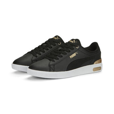 Vikky v3 space metallics sneakers voor dames puma black gold white