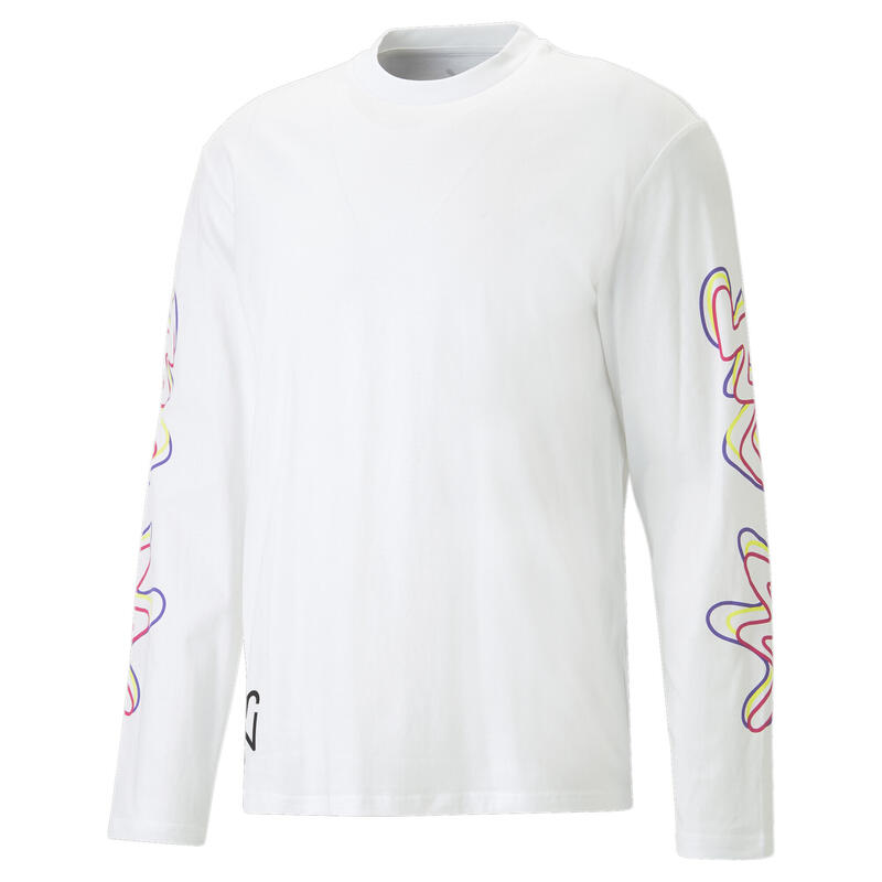 Neymar Jr Creativity Longsleeve Herren PUMA White Fluo Yellow