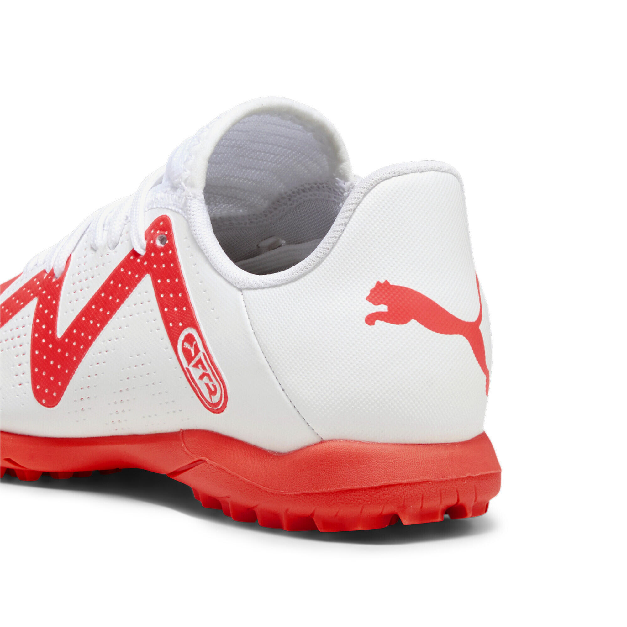 Botas de fútbol Niños FUTURE PLAY TT PUMA White Fire Orchid Red 2/6