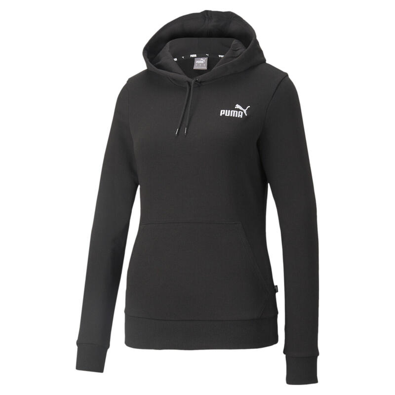 Essentials+ Embroidery Hoodie Damen PUMA Black