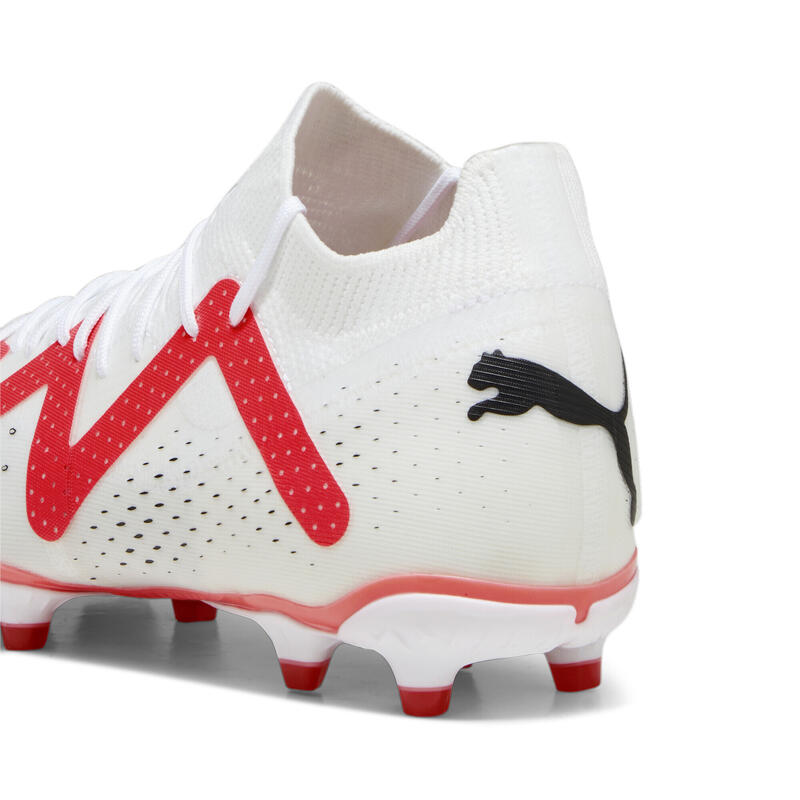 FUTURE MATCH FG/AG Fußballschuhe Herren PUMA White Black Fire Orchid Red