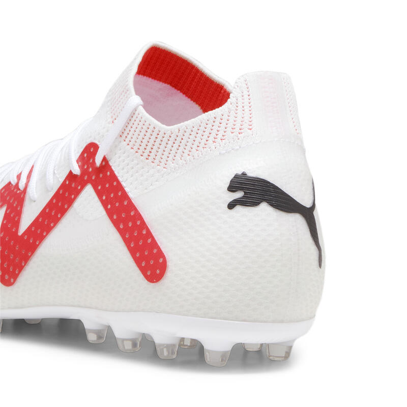 Botas de fútbol FUTURE PRO MG Hombre PUMA White Black Fire Orchid Red