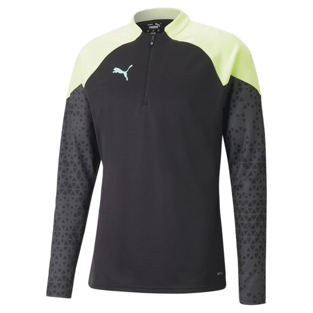 Blouse Puma Individualcup Training 14 Zip Top, Black, Men