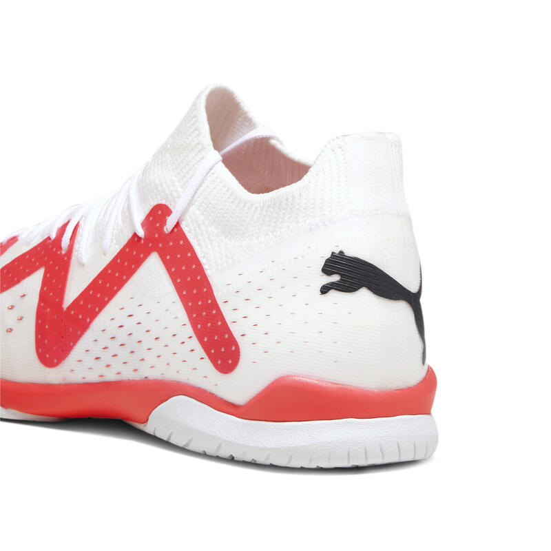 Botas de fútbol FUTURE MATCH IT Hombre PUMA White Black Fire Orchid Red