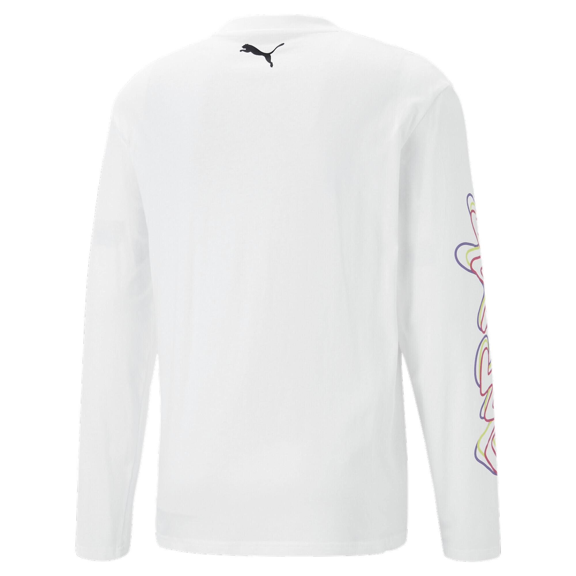 Camiseta de manga larga Neymar Jr Creativity Hombre PUMA White Fluo Yellow 6/6
