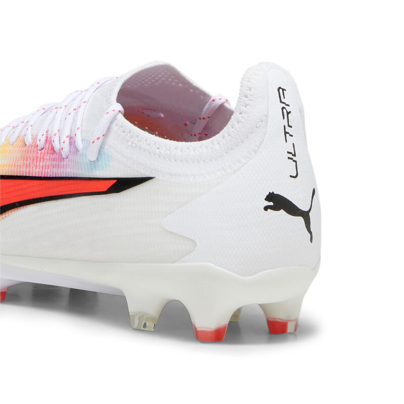 Chaussures de football ULTRA ULTIMATE FG/AG PUMA White Black Fire Orchid Red