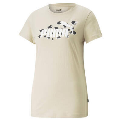 Essentials+ Animal T-Shirt Damen PUMA Granola Beige
