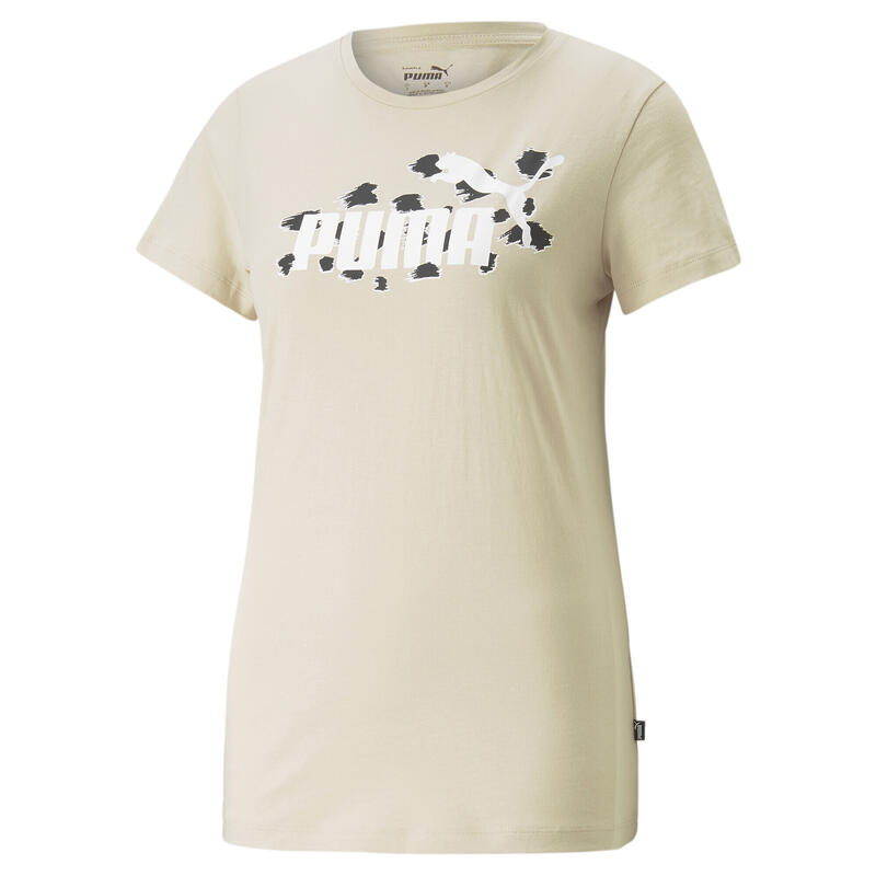 Essentials+ Animal T-Shirt Damen PUMA Granola Beige