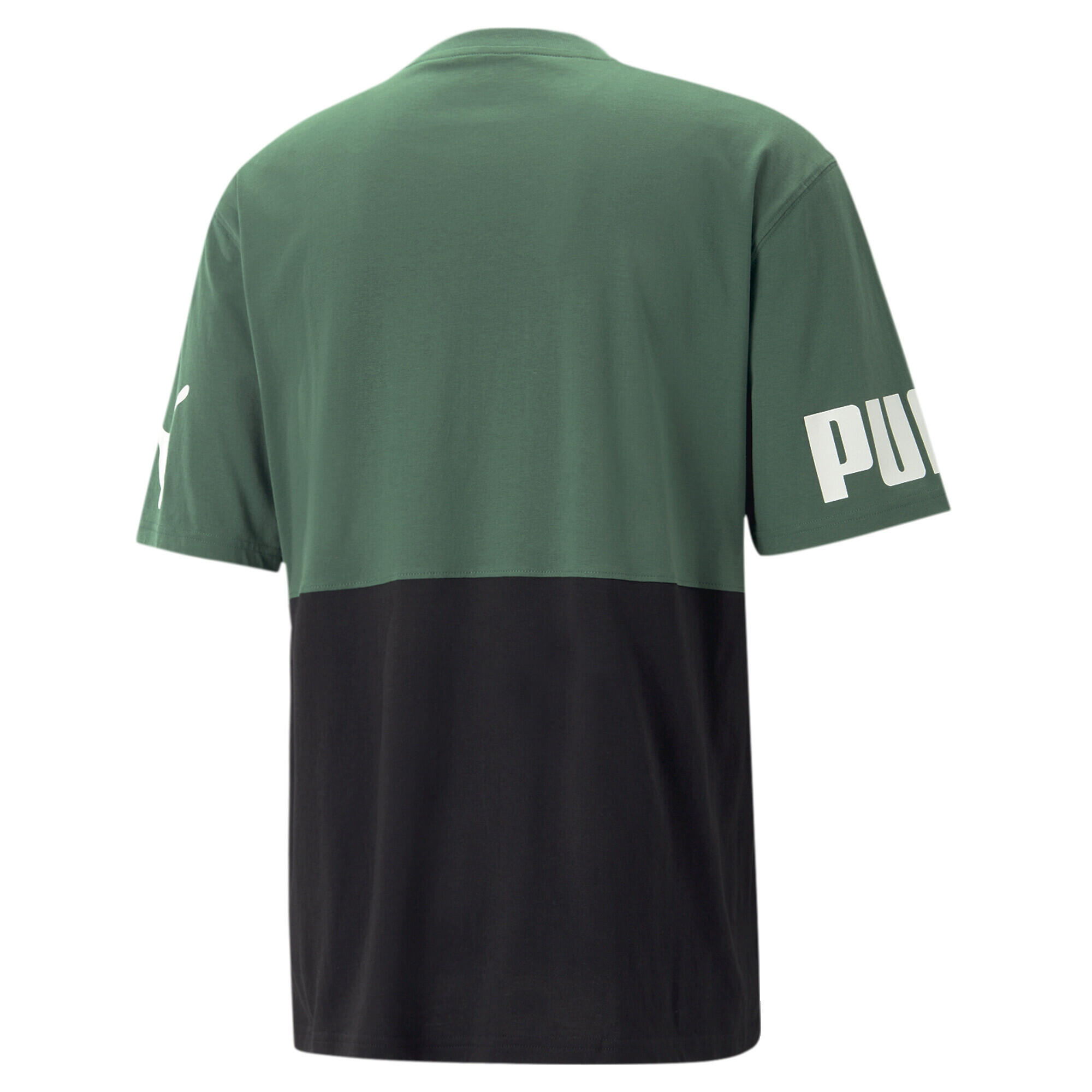 Camiseta Hombre PUMA POWER Colourblock PUMA Vine Green 6/7