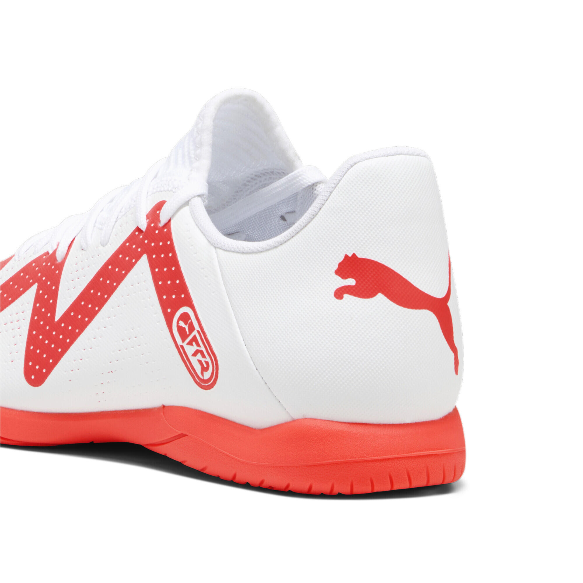 Chaussures de futsal FUTURE PLAY IT PUMA White Fire Orchid Red 4/7