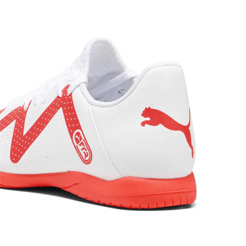 Botas de fútbol FUTURE PLAY IT Hombre PUMA White Fire Orchid Red