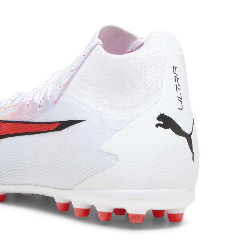 Chaussures de football ULTRA PRO MG PUMA White Black Fire Orchid Red