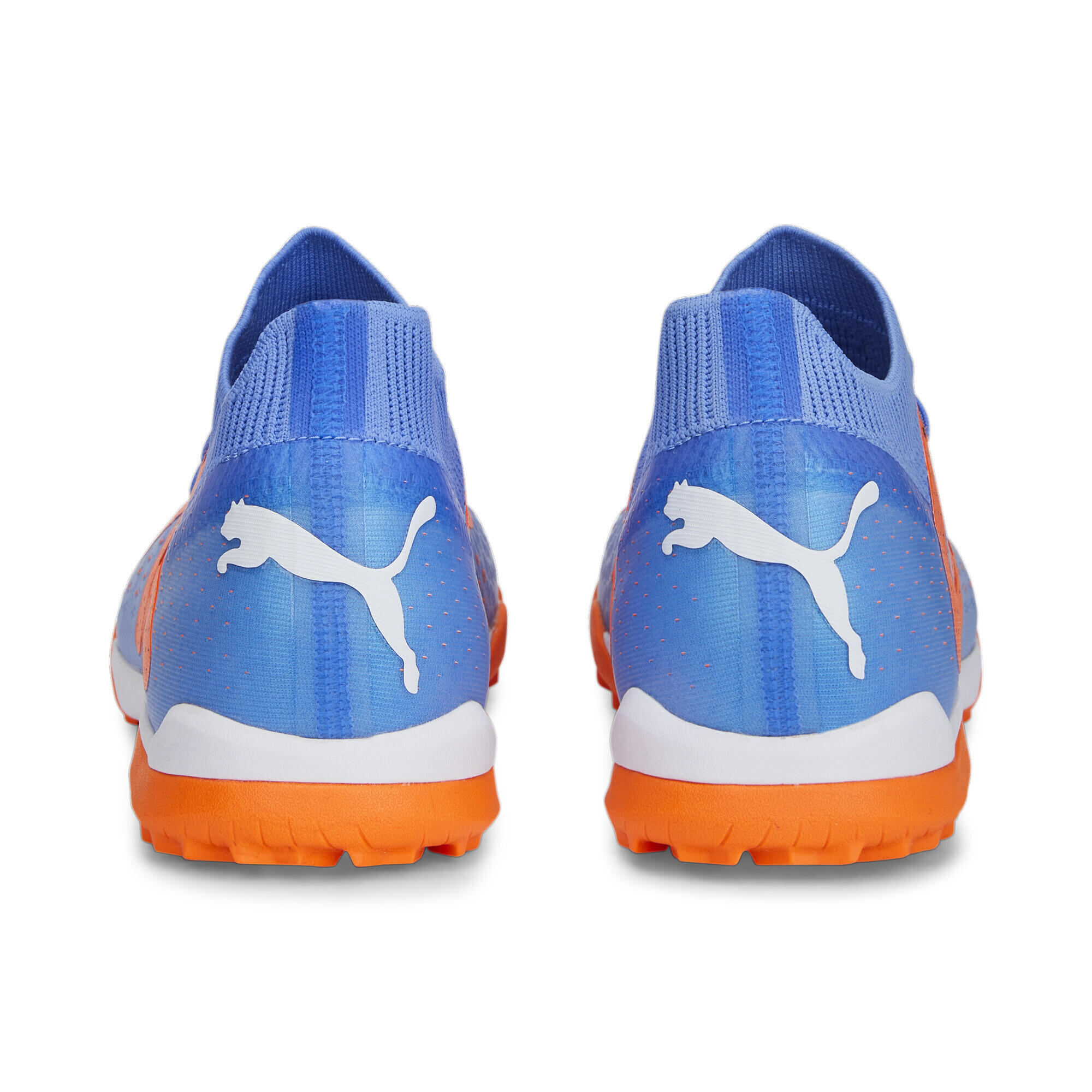 FUTURE Match TT Voetbalschoenen PUMA Blue Glimmer White Ultra Orange 5/7