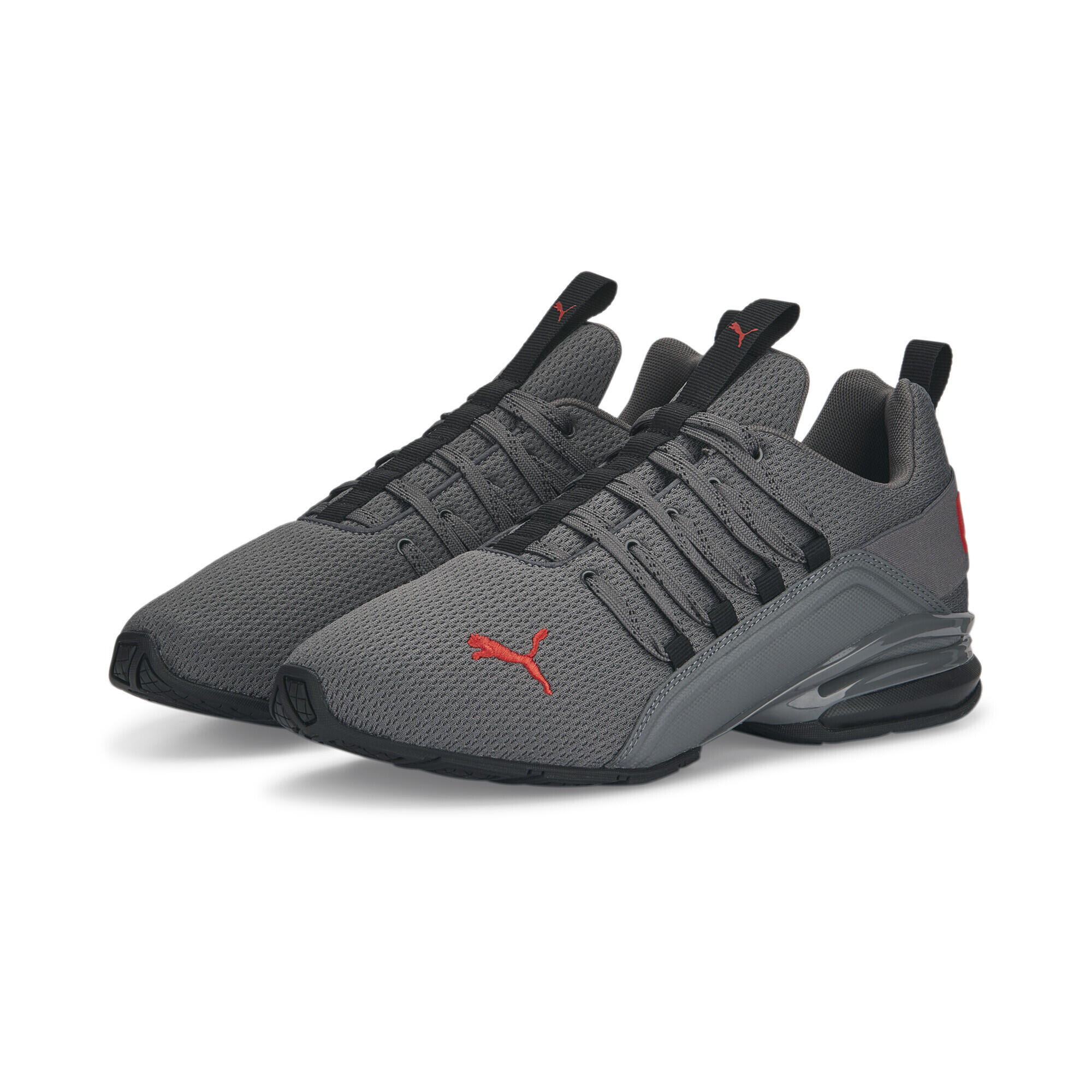 Zapatillas de running Hombre Axelion Refresh PUMA Navy Inky Blue Dark Jasper Red Decathlon