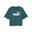 Essentials Logo cropped T-shirt dames PUMA Malachite Green