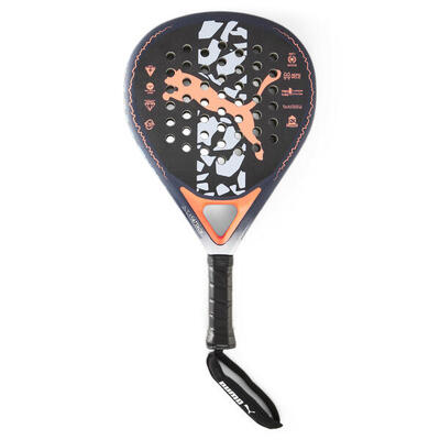 Solarattack pwr padelracket puma new navy ultra orange white team light blue