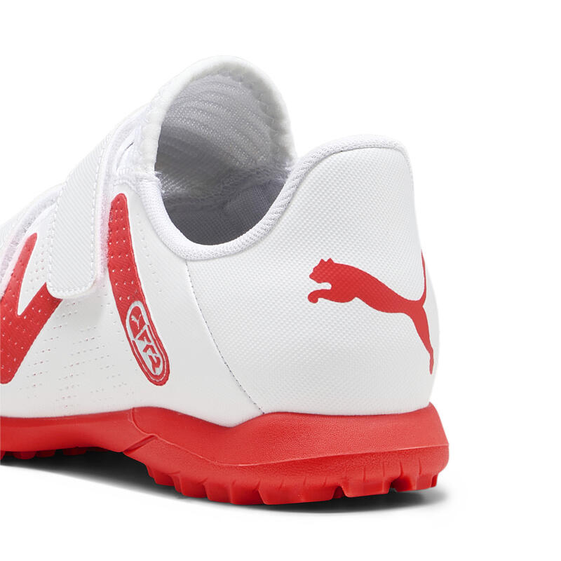 FUTURE PLAY TT voetbalschoenen voor jongeren PUMA White Fire Orchid Red