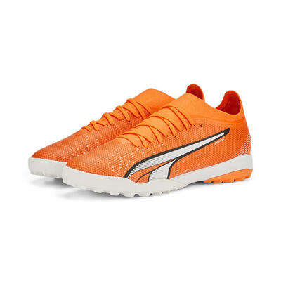 Scarpe da calcio ULTRA Match TT da uomo PUMA Ultra Orange White Blue Glimmer
