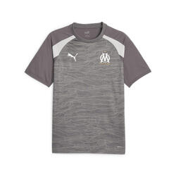 Olympique de Marseille Pre-match voetbalshirt PUMA White Cool Dark Gray