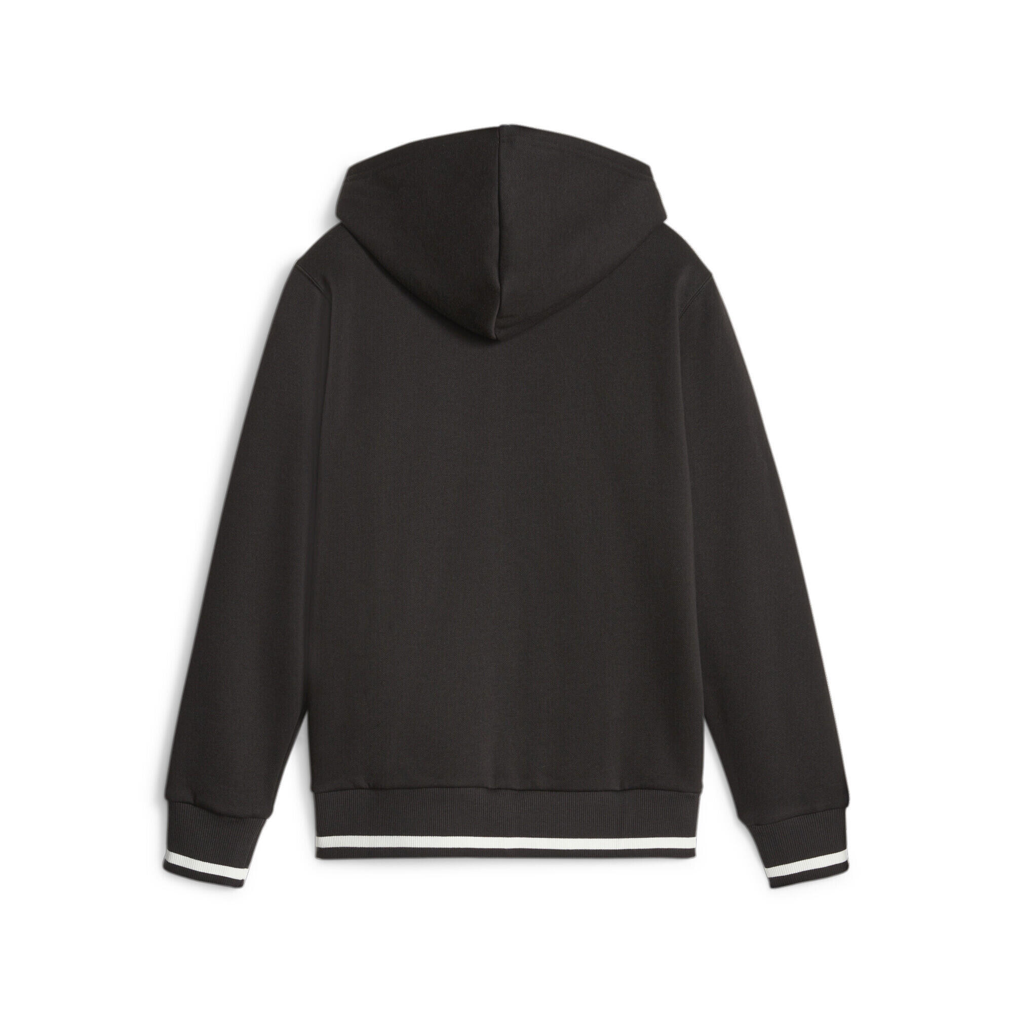 Felpa con zip integrale e cappuccio PUMA SQUAD in pile da ragazzo PUMA Black 5/5