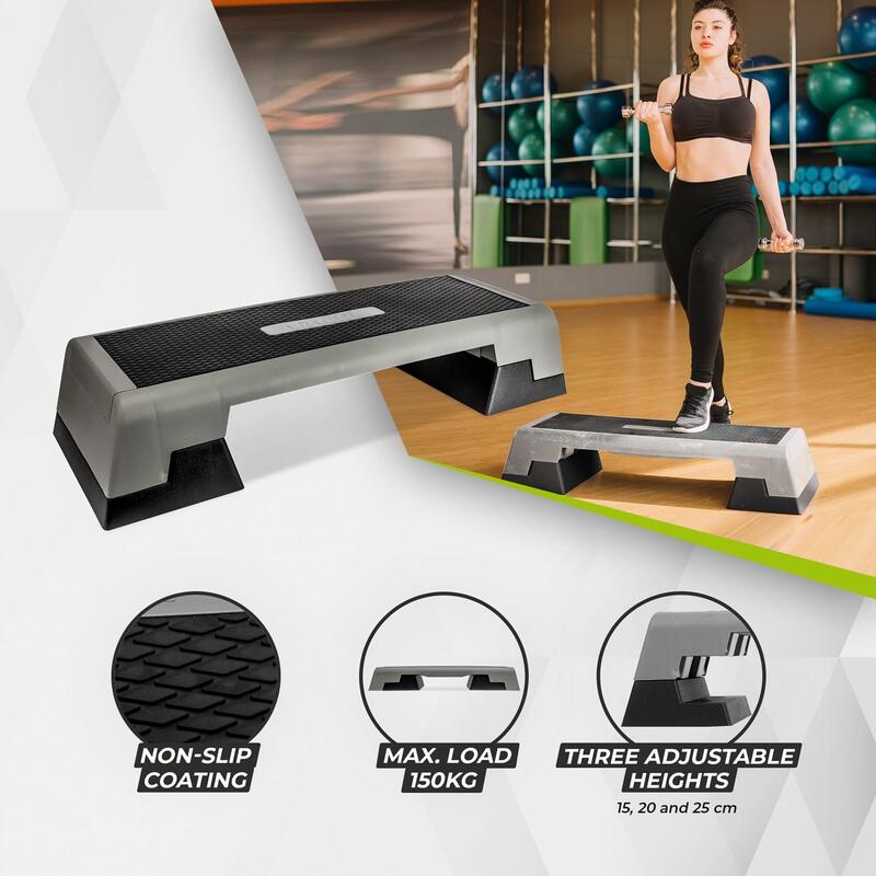 Fitness Step - Professionele Verstelbare Aerobic Fitness Step/Stepper
