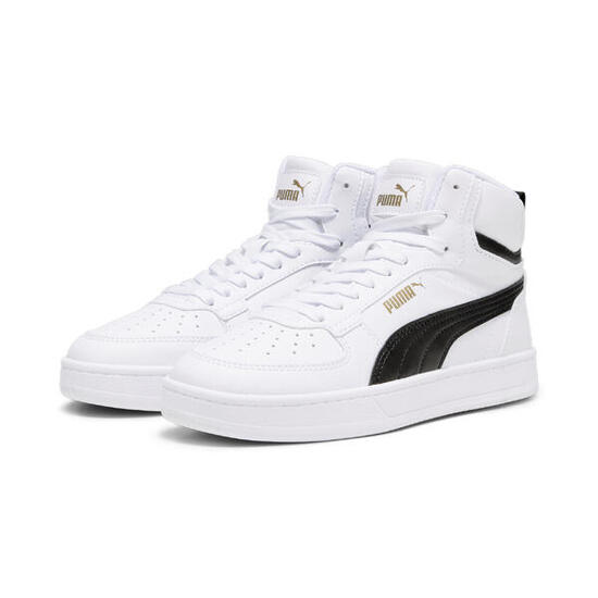 Młodzieżowe sneakersy PUMA Caven 2.0 Mid PUMA White Black Gold