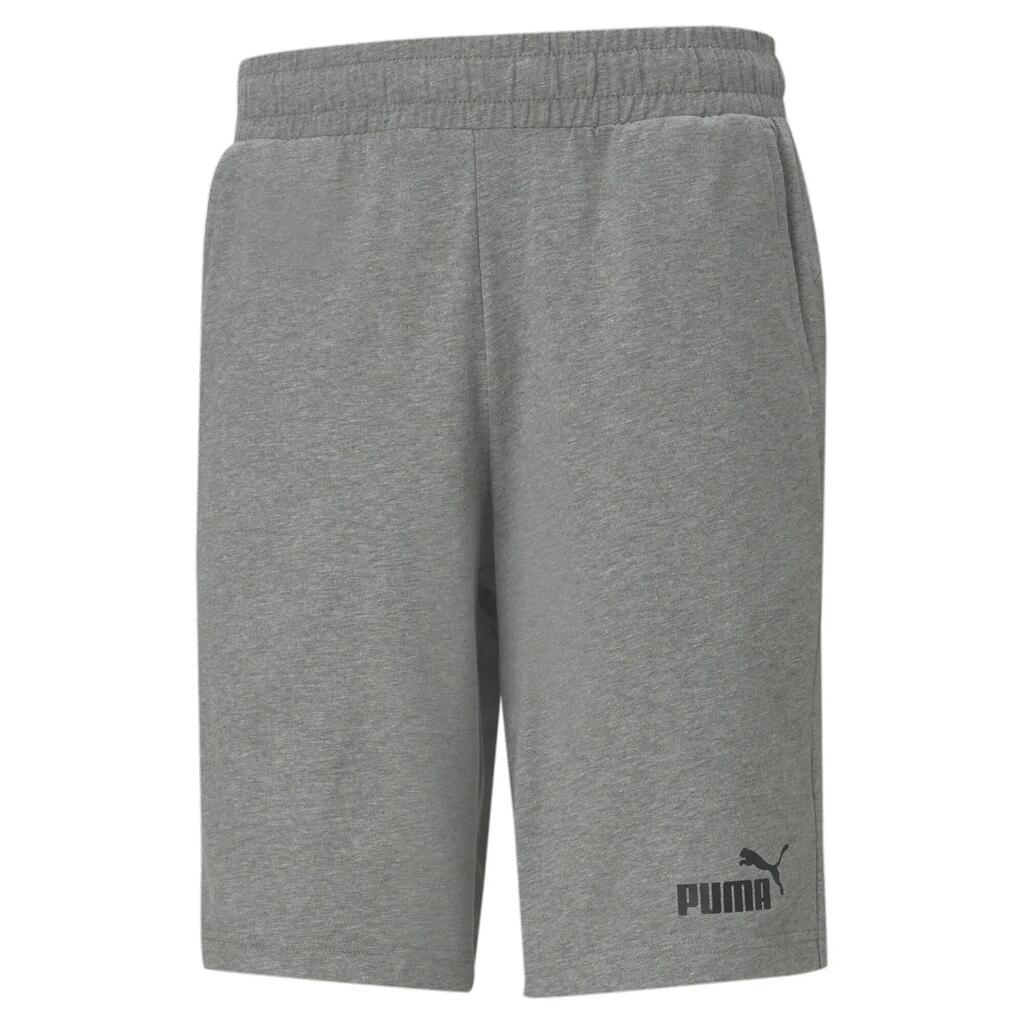 PUMA Mens Essentials Jersey Shorts - Medium Gray Heather