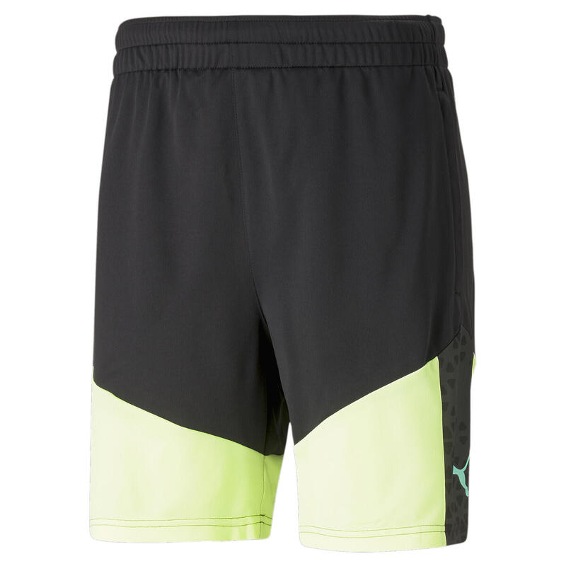 individualCUP Fußball Trainingsshorts Herren PUMA Black Fast Yellow