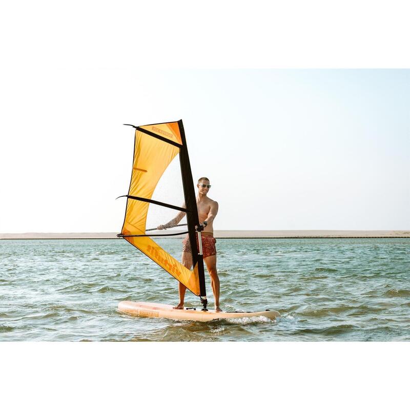 SUP Gonfiabile - Surfer 305 - Beige - Con vela a vento e accessori