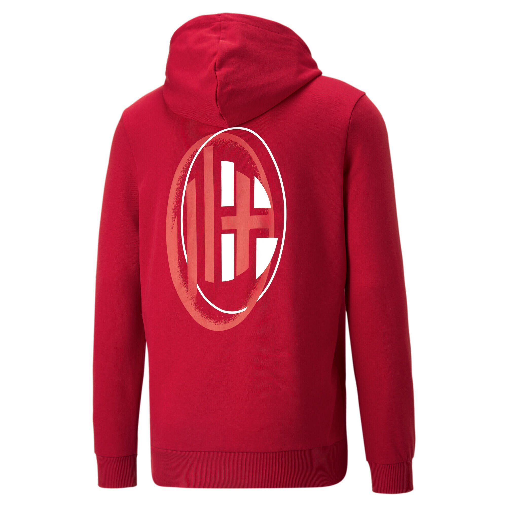 Felpa con cappuccio A.C. Milan ftblLegacy da uomo PUMA Tango Red Black 6/6