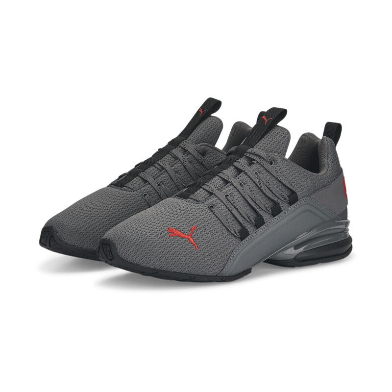 Pantofi de alergare Axelion Refresh Bărbați PUMA Black Cool Dark Gray Red