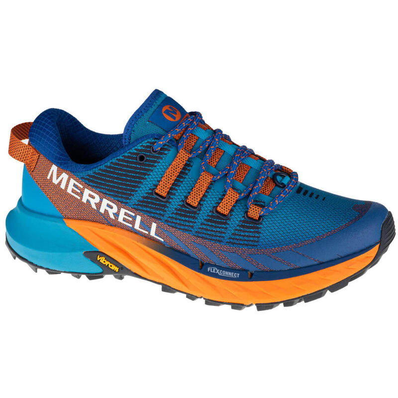 Merrell Agility Peak 4 Trail, Mannen, Trail, Hardloopschoenen, blauw