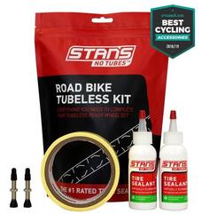 Tubeless Kit, Route, Fond de jante 21mm, Valves 55mm