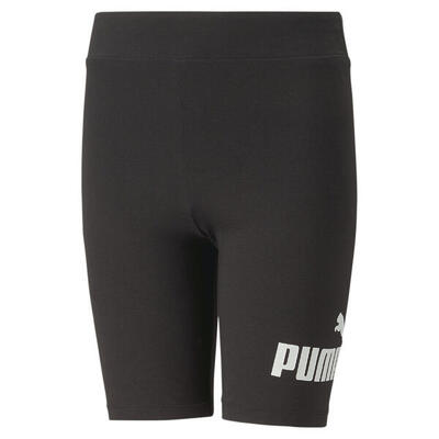 Essentials+ logo korte legging voor jongeren puma black