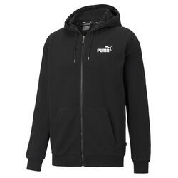PUMA Sweat à capuche à fermeture zippée intégrale Essentials Small Logo homme