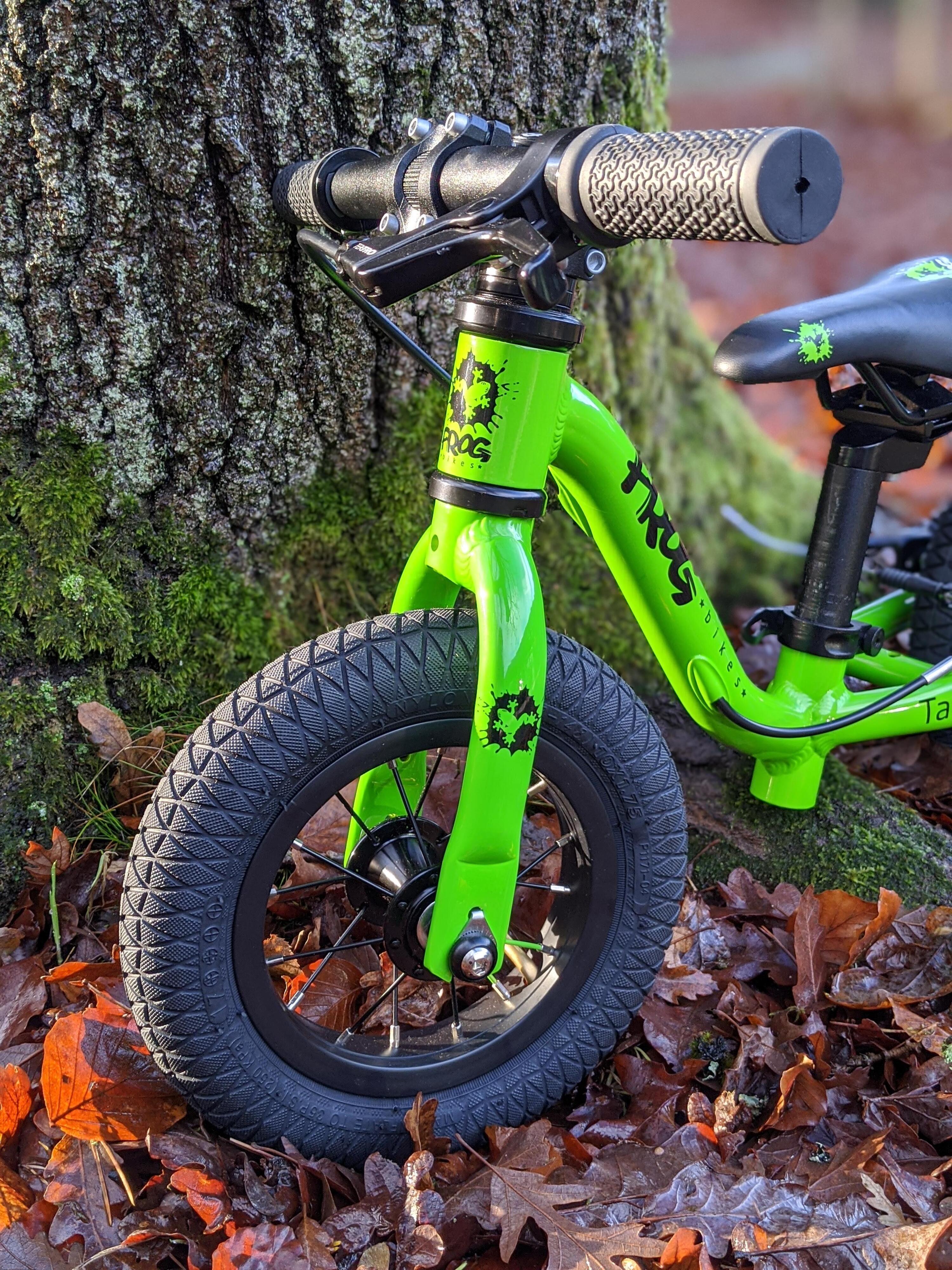 Tadpole Mini 10 Inch Lightweight Kids Balance Bike For 18 Months-2 Years - Green 4/6